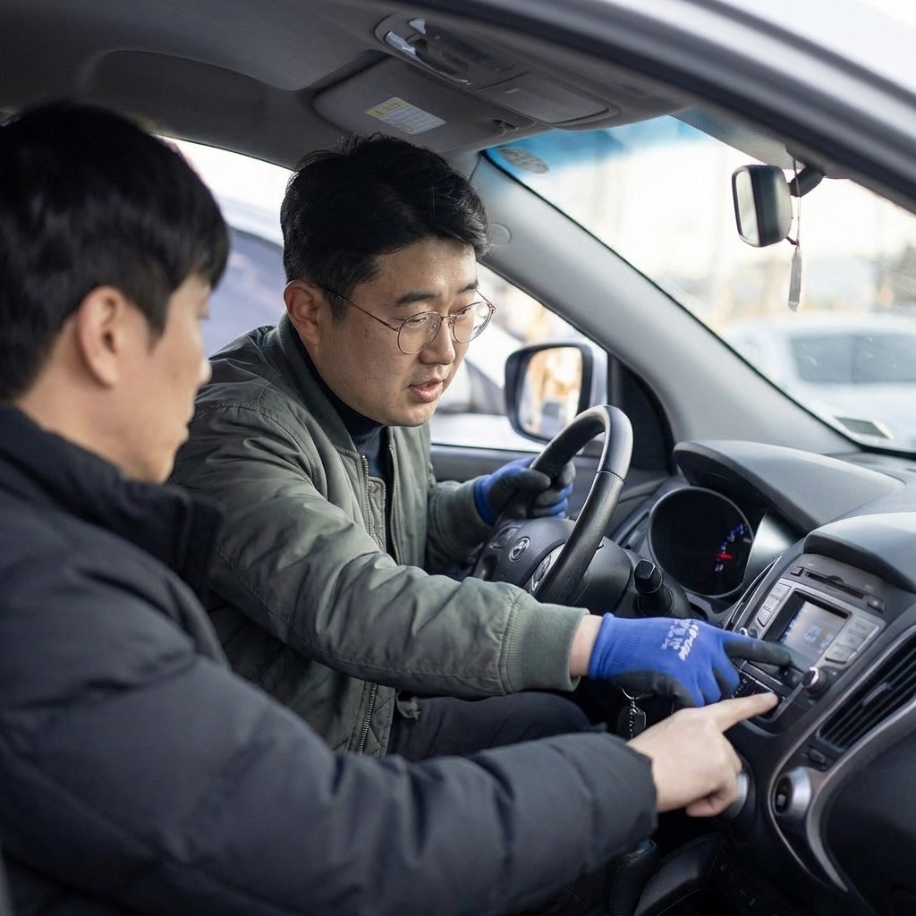 차량 내부 기능 점검
